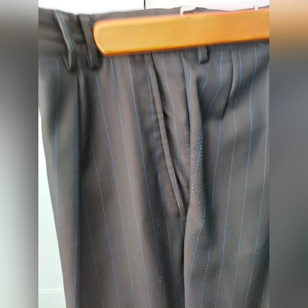 4,500 GIANNI VERSACE MEDUSA MEN'S SUIT BROWN BLUE R42 W37